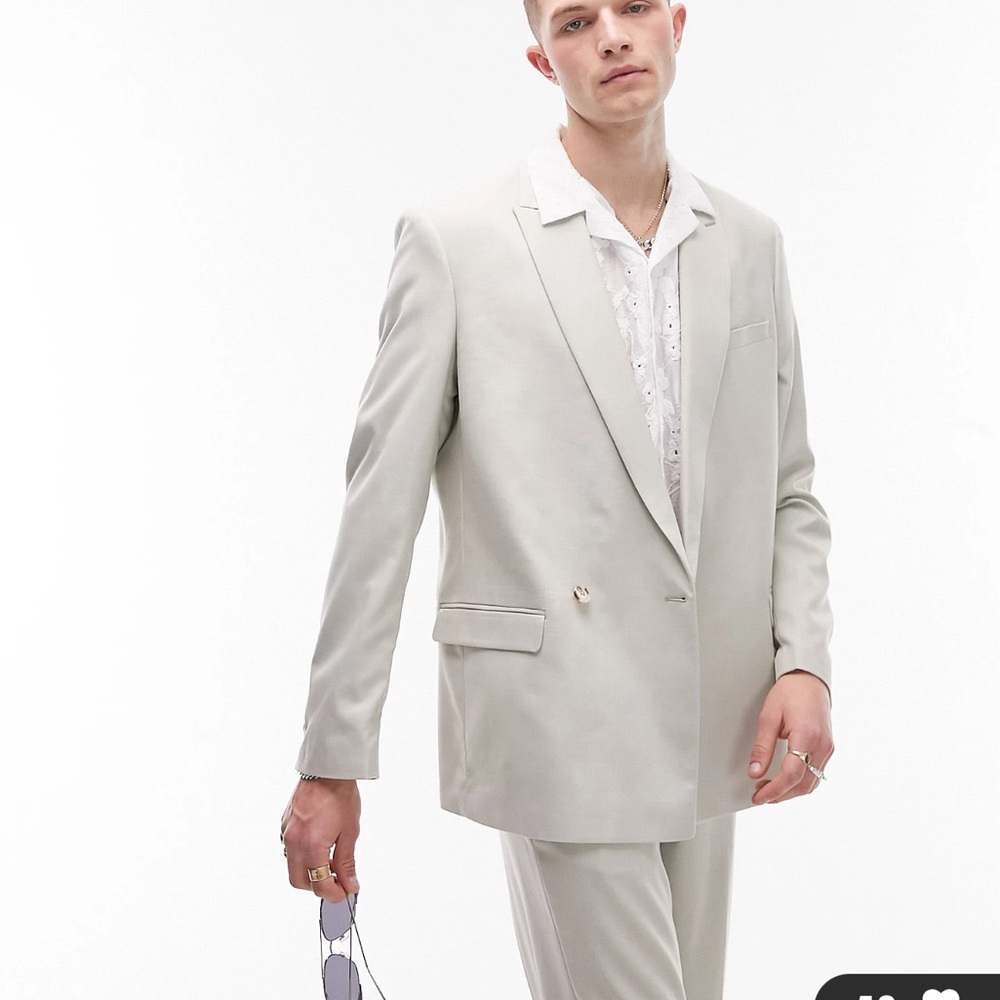 Topman wrap suit jacket